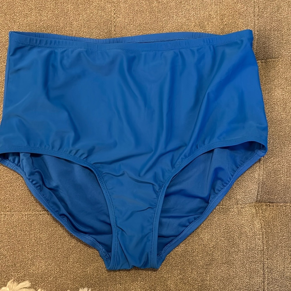 Island Pearls Women's High Waist Swim Bottoms Size 18